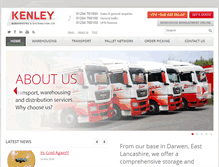 Tablet Screenshot of kenleys.co.uk